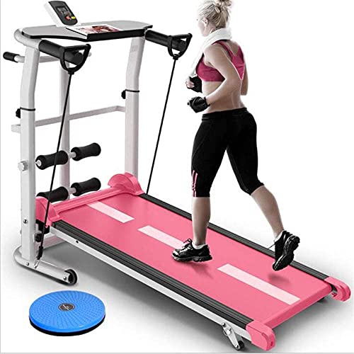 Image of Folding Treadmill Household Multi-Function Fitness Equipment Small Simple Treadmill Light and Convenient to Move Used in Home /Office