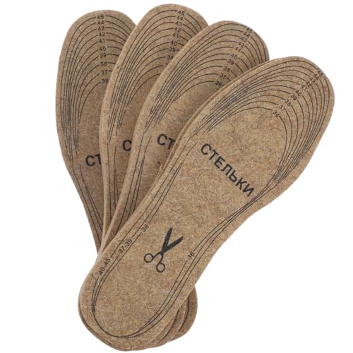 Plantillas Uonlytech de fieltro de lana para mujer miniatura 1