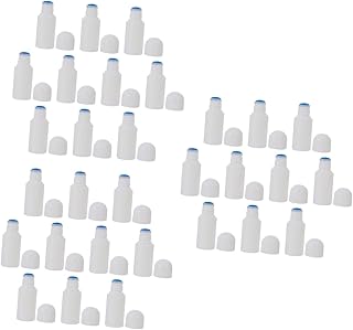 30 Peças Garrafa De Linimento De Esponja Garrafa De Comprimidos De Viagem Recipiente De Plástico Recipientes De Cuidados Com A Garrafas Vazias De Tamanho De Viagem Garrafas