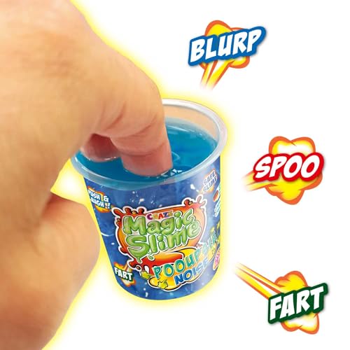 Craze Magic Slime POOUPSIE Noise | Dickflüssiger Pups Schleim für Kinder, 100 g Kinder Schleim in Dose, Slime Set Scherzartikel, Rückstandsfrei, 5.5 x 5.5 x 7.8 cm