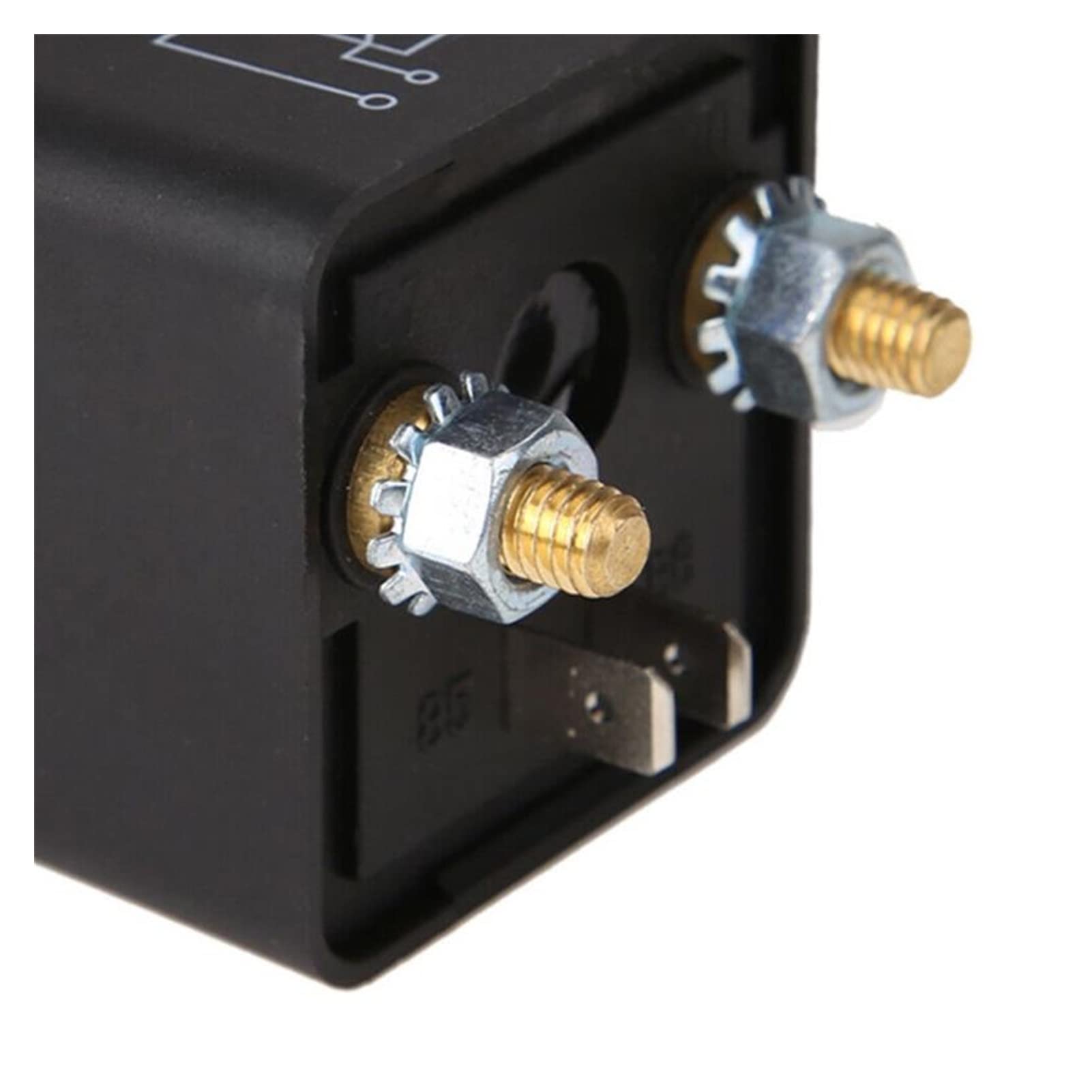 AMAZWI Commutateur Automobile de Type continu de Moteur de Camion de Relais de Voiture de Puissance élevée de 12V DC 200A