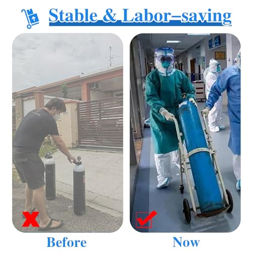 Support bouteille oxygène sécurisé et étagère de sol anti chute pour protoxyde d'azote