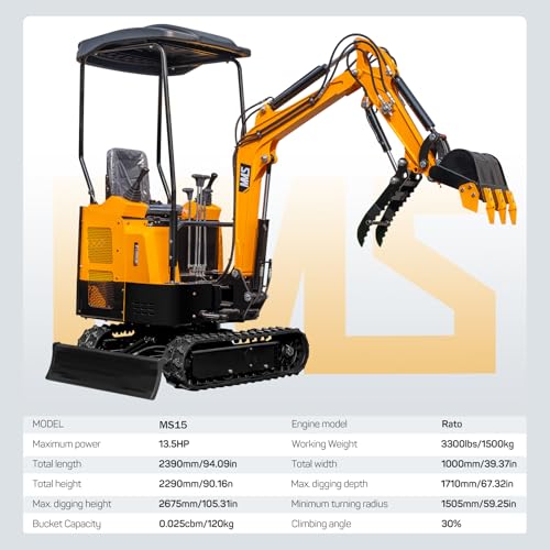 Mini excavator machine