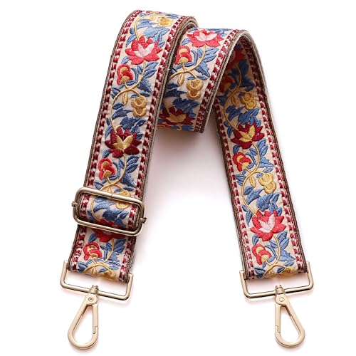 Image of S-Jacorry Purse Strap Replacement Crossbody Wide Shoulder Strap Adjustable Canvas Straps Handbag Strap Replacement Belts