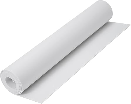 AMZQNART EVA Foam 2mm, Cosplay Foam Roll 16 x 59in6.5sqftWhite, Suitable for Large Foam Cosplay Modeling, DIY Projects, Crafts, Ultra High Density 90 kg/m3.