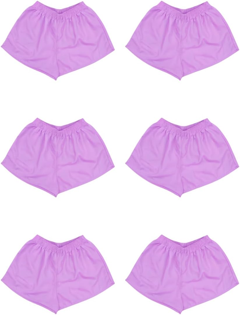 Kit 6 Short Tactel Feminino Comfort Casual Moda Verão Calor Leve Bermuda Academia Repiravél