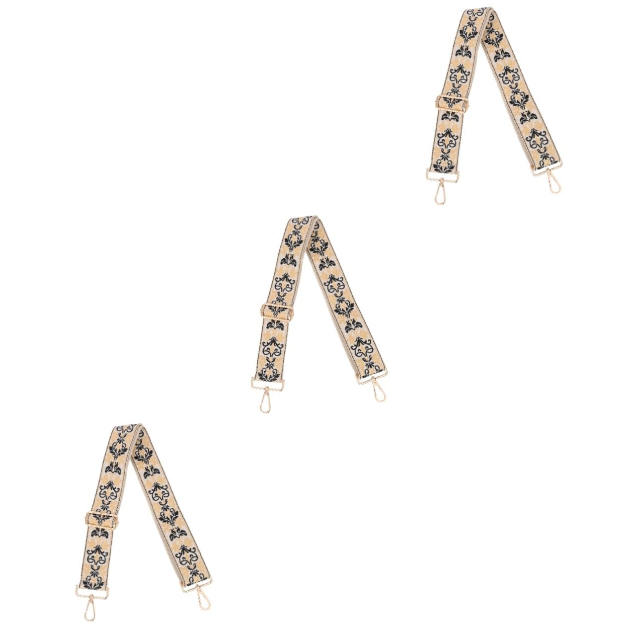 DOITOOL 3 Piezas Correa de Bolso de Mujer Ajustable con para Reemplazo de Asa Accesorio de Lona Decorativa para Bolsos Cruzados y Manos