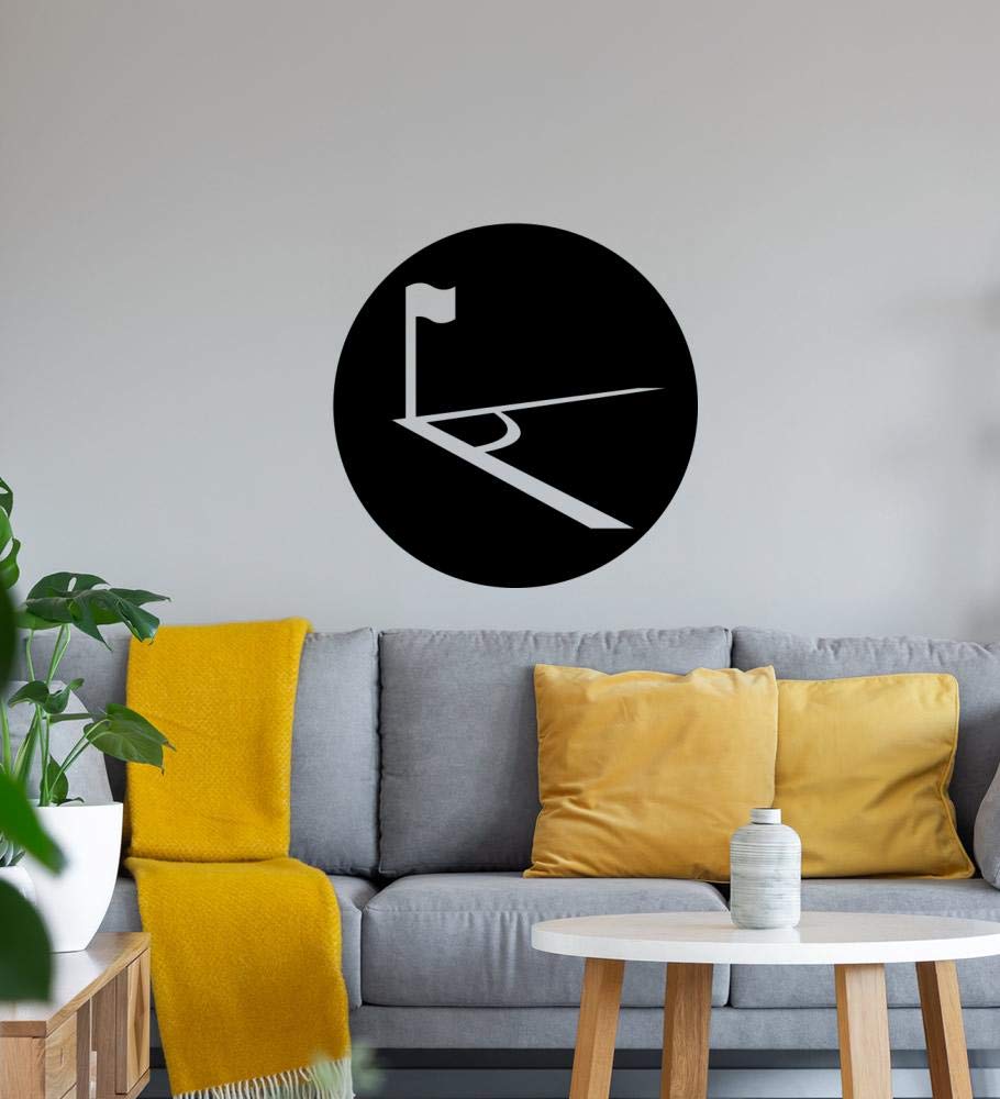 Shirt84.de - Adesivo da parete, motivo: pallone da calcio, 45 x 45 cm
