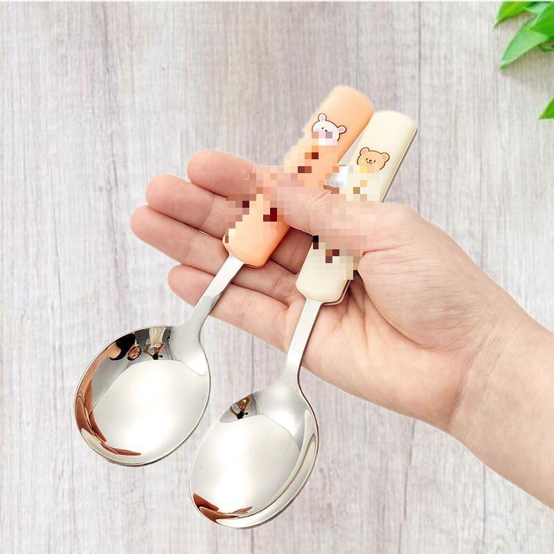 304不锈钢勺子 Stainless Steel Long handled soup spoons，Spoons,Meal spoon 加厚吃饭勺家用汤匙调羹餐勺甜品酸奶勺 Household Cleaning，Kitchen Storage Essentials