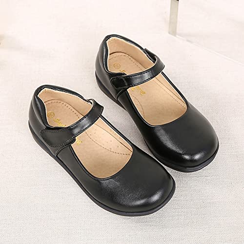 sfdgfhyf Little Boys Outdoor Shoes Fashion Summer and Autumn Girls Leather Shoes Boots Student (Grey, 11.5-12 Years Big Kids)3