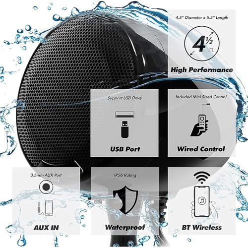 Amplificador Parlante Moto 600W 4.5 Pulgadas 2 Canales miniatura 3
