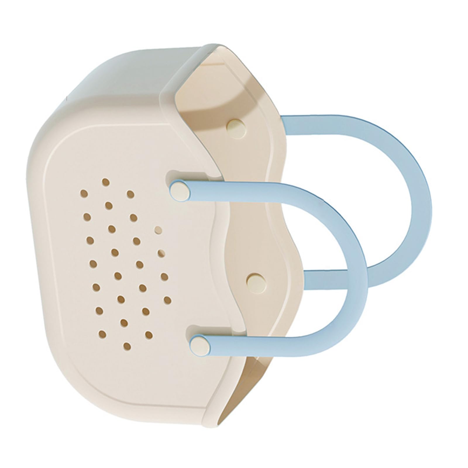 HENYGEN Sturdy Bathroom Basket with Drainage Holes and Ergonomic Handle Shower Organizers Portable Shower Basket