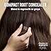 Thanks To Nature Root Concealer, Chic Cocoa, Cream to Powder Formula, Waterproof, Covers Grey and White Hair, Refreshes Highlights, for Brown Hair, Mess Free, Lasts 48 Hours
