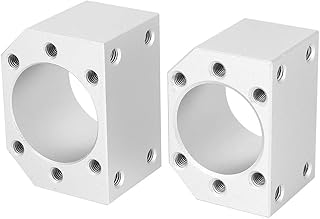 Screw Nut Bracket,2PCs Screw Nut Bracket, CNC Parts,Lathe Accessory,10-FixingHole Aluminum Alloy Lathe Accessory Accurant, Suitable for Lathes, Grinders, Milling Machines, Drilling Machines