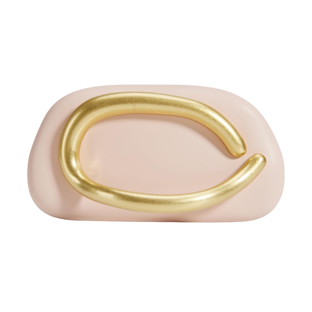 Women PU Leather Metal Handle Handbag Trendy Commuting Compact Stone Purse Hand-held Causal Shoulder Clutch Bag