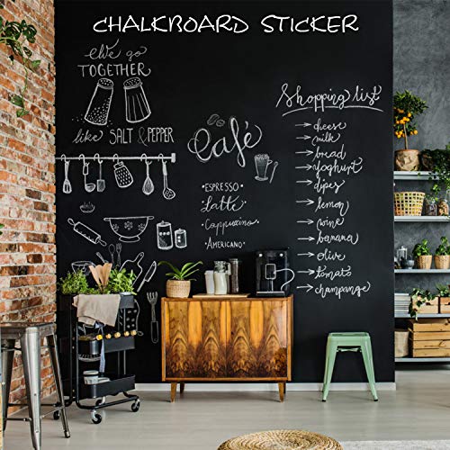 Chalkboard Wall Sticker Wall Decal Blackboard Wallpaper Large Chalkboard Contact Paper Roll KDG Self Adhesive DIY Reusable Erasable Stickers Chalkboard Wall Sticker Wall Decal Blackboard Wallpaper Large Chalkboard Contact Paper Roll KDG Self Adhesive DIY Reusable Erasable Stickers