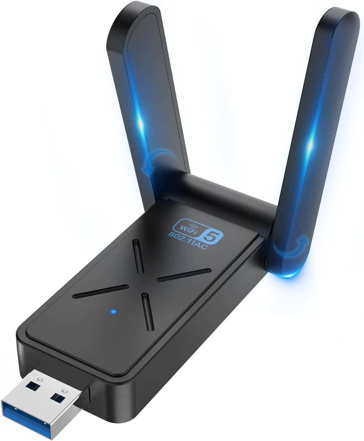 WiFi Dongle 1300bps, Adattatore WiFi con Bluetooth 5.0 trasettitore