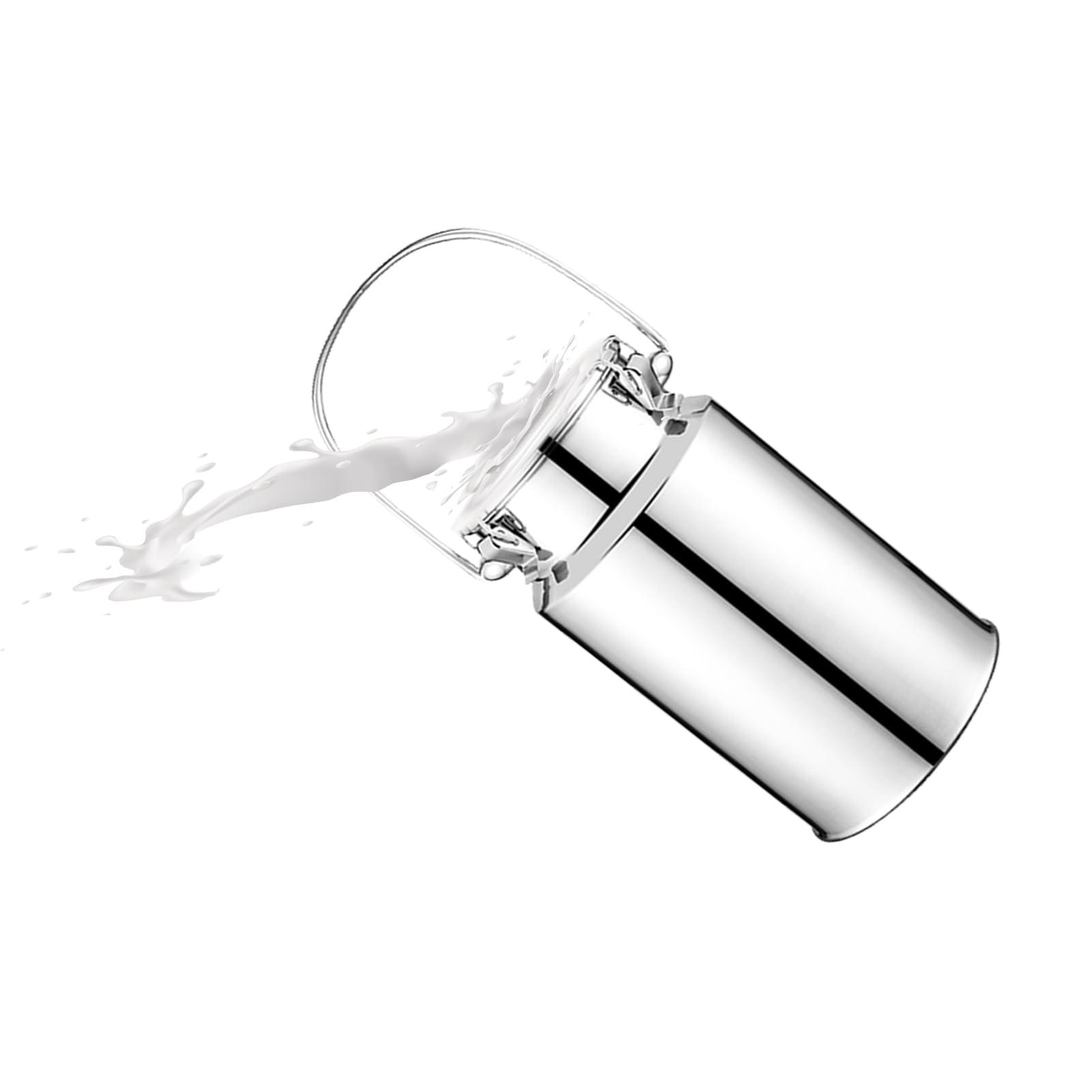 3L Stainless Steel Milk Can Heavy Duty Canister for Liquid Storage and Transport Milk Transport Barrels Wine Pail