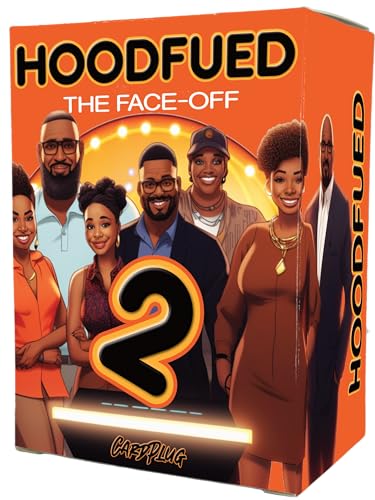 HoodFued 2 – Black Family Feud-Style Card Game for African-American Parties, Reunions, and Game Nights | Fun Trivia Entertainment for Adults & Teens