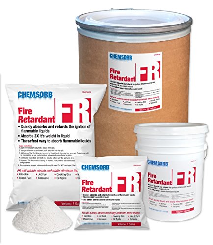 Image of Fr - Flammable Liquid Retardant Absorbent, 1 Gal. Bag, SP40FR-L1B, Silica Free Absorbent for Flammable Chemicals, Proprietary De-Dusting Technology, Absorbs While Acting As A Fire Retardant