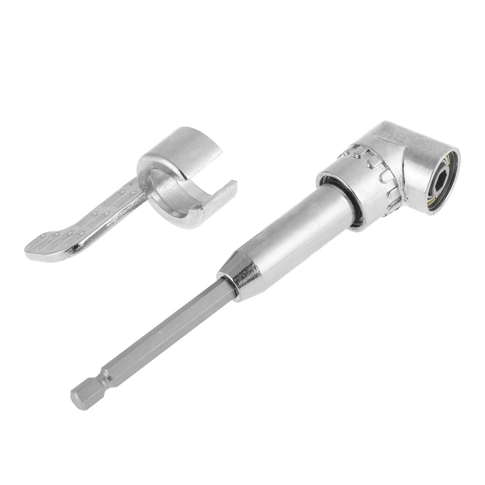 Right Angle Drill, Hex Screwdriver Extension 1/4” 105 Degree Angel Drill Bit Socket Hex Holder Adapter Magnetic Screwdriver Extension Assortment