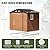 Florise 8x6 Ft Storage Shed, Large Outdoor Shed with Floor Base, Window, Lockable Doors, Outside Steel Shed for Garden, Backyard, Lawn, Patio Utility, Tool Storage