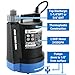 DEKOPRO Submersible Water Pump 1/3 HP 2450GPH Utility Pump Thermoplastic Electric Portable Transfer Water Pump with 10-Foot Cord for Pool Tub Garden Pond Draining