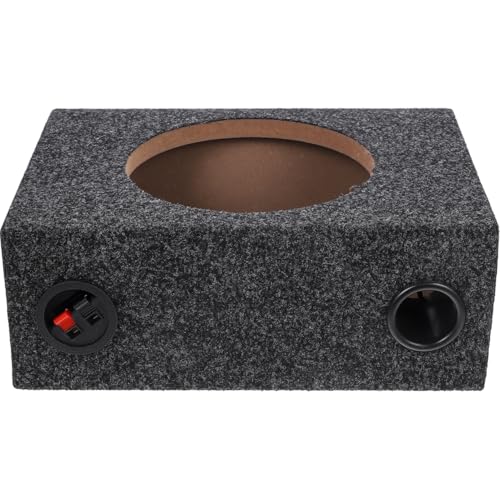 Artibetter 8 Inch Subwoofer Enclosure: Car Audio Sealed Speaker Box - DIY Carpeted Enclosure for Car...