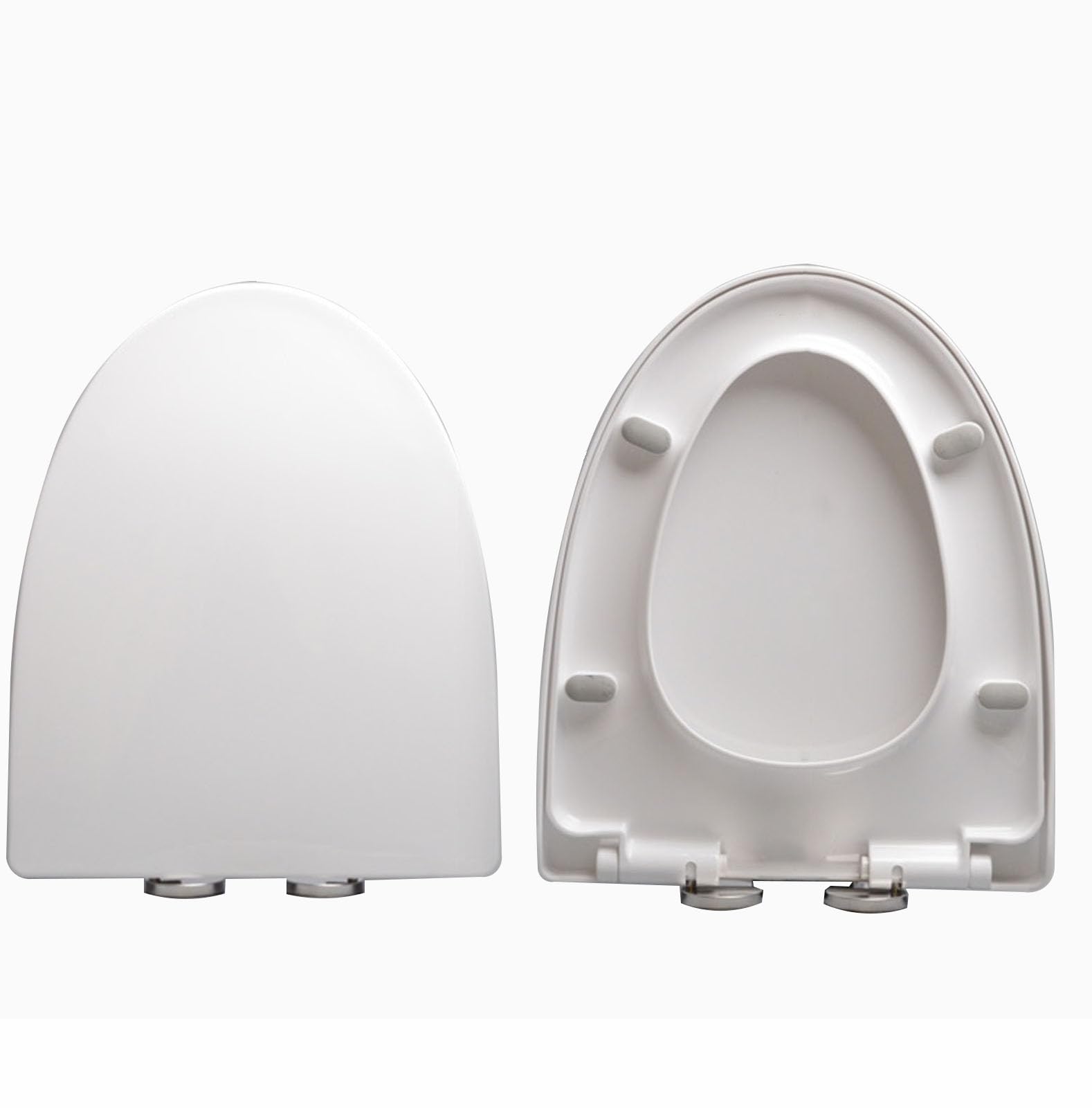 Ldhsjh Onecolor Soft Close Hinges Quick Release Easy Install White Pp, Adjustable, Lightweight, Durable, Portable, User-Friendly, Compact, Toilet, Seat