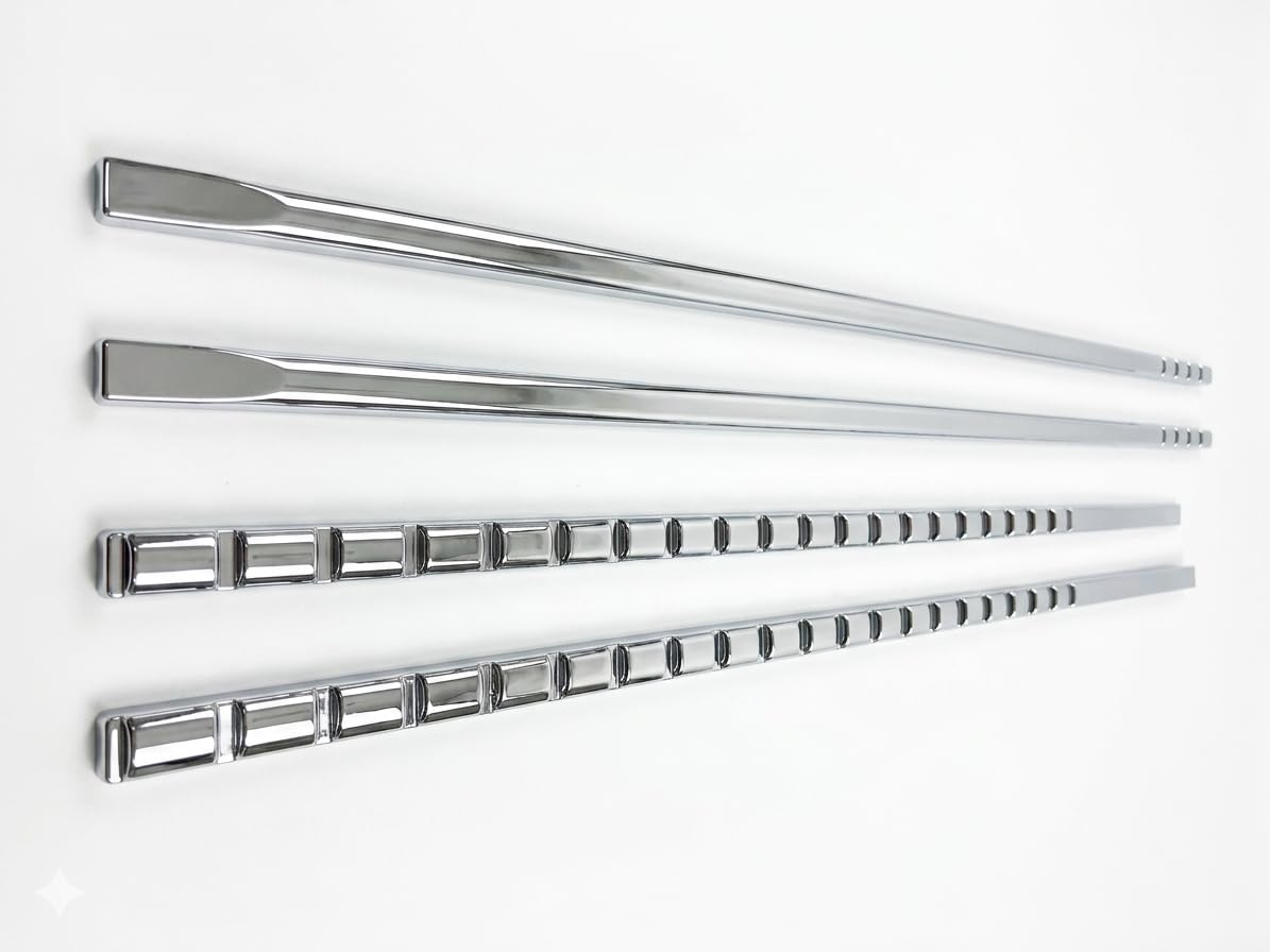 Premium Car Chrome Body Side Molding for Tata Sierra (2025-2026 Onwards) | Sleek Door Side Beading Protector Strip Trim Garnish - Set of 4 Pcs (Silver/Chrome Finish)-image-14