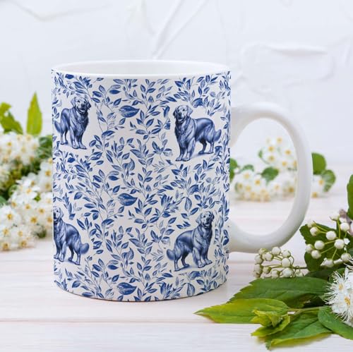 Taza de porcelana con diseño Golden Retriever 11 oz
