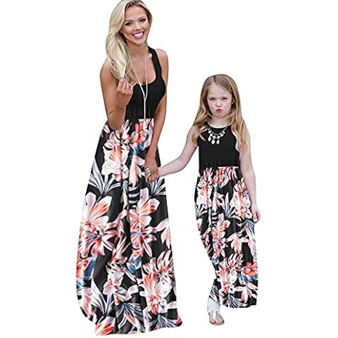 OMZIN Mother Daughter Matching Dresses Cover