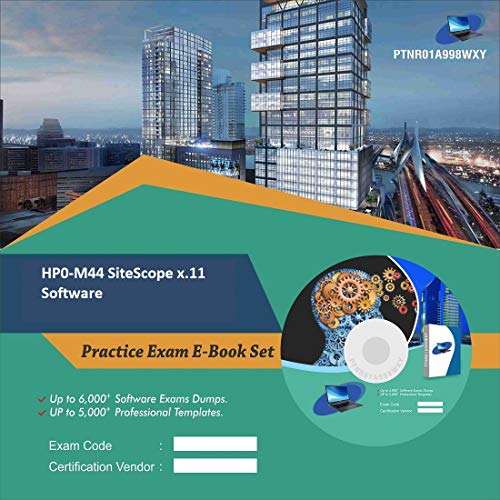 HP0-M44 SiteScope x.11 Software Online Certification Video Learning Success Bundle (DVD)