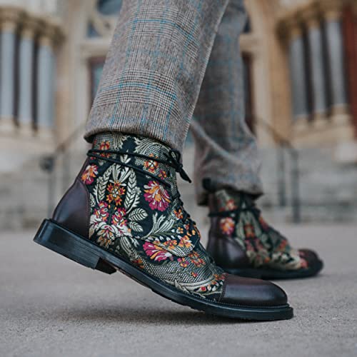 Image of TAFT Jack Boot Handcrafted Leather and Wool Men's Dress Boot