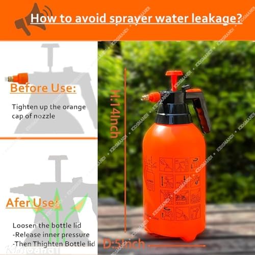 Image of Kids Mandi Handheld Gardening Water Pump Sprayer | Adjustable Nozzle for Fine Mist & Strong Stream | Portable Hand Pressure Spray Bottle for Plants, Lawn, Cleaning & Home Gardening
