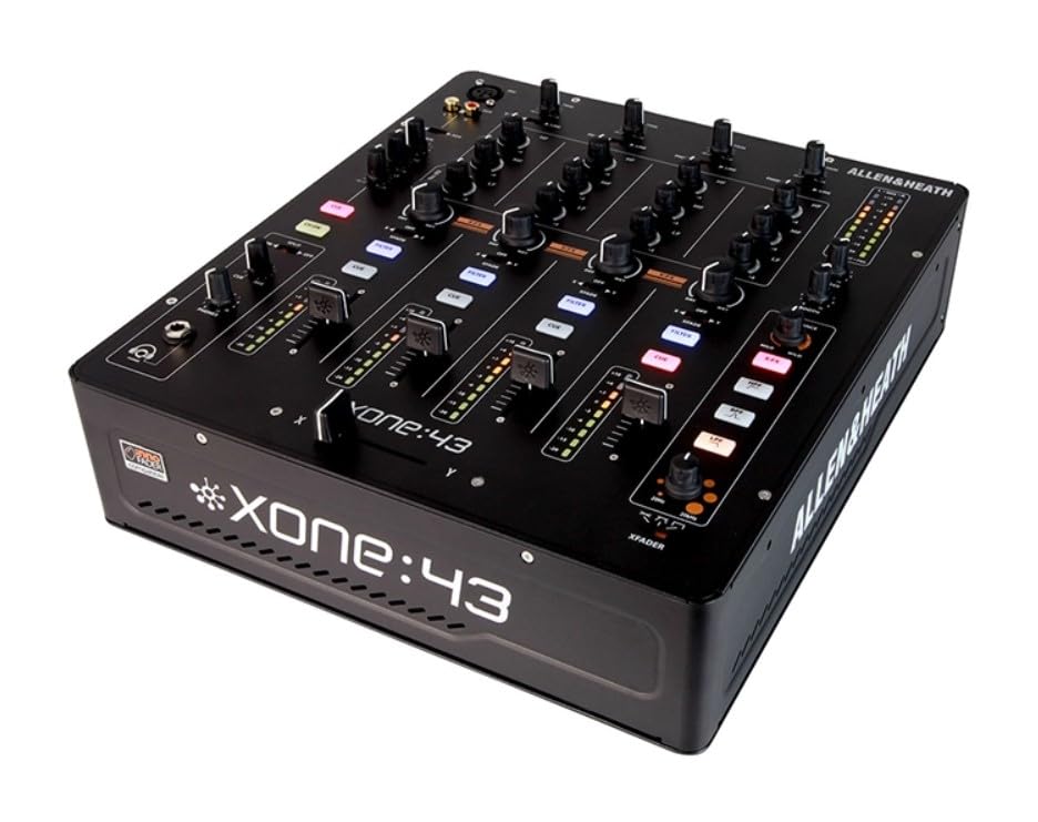 Allen & Heath Xone 43 High Performance 4+1 Channel Analog DJ Mixer (AH-XONE:43) Bundle with RCA male to 1/4 + XLR + Audio Cable 3.5mm 1/8 and More Accessoires - Image 5