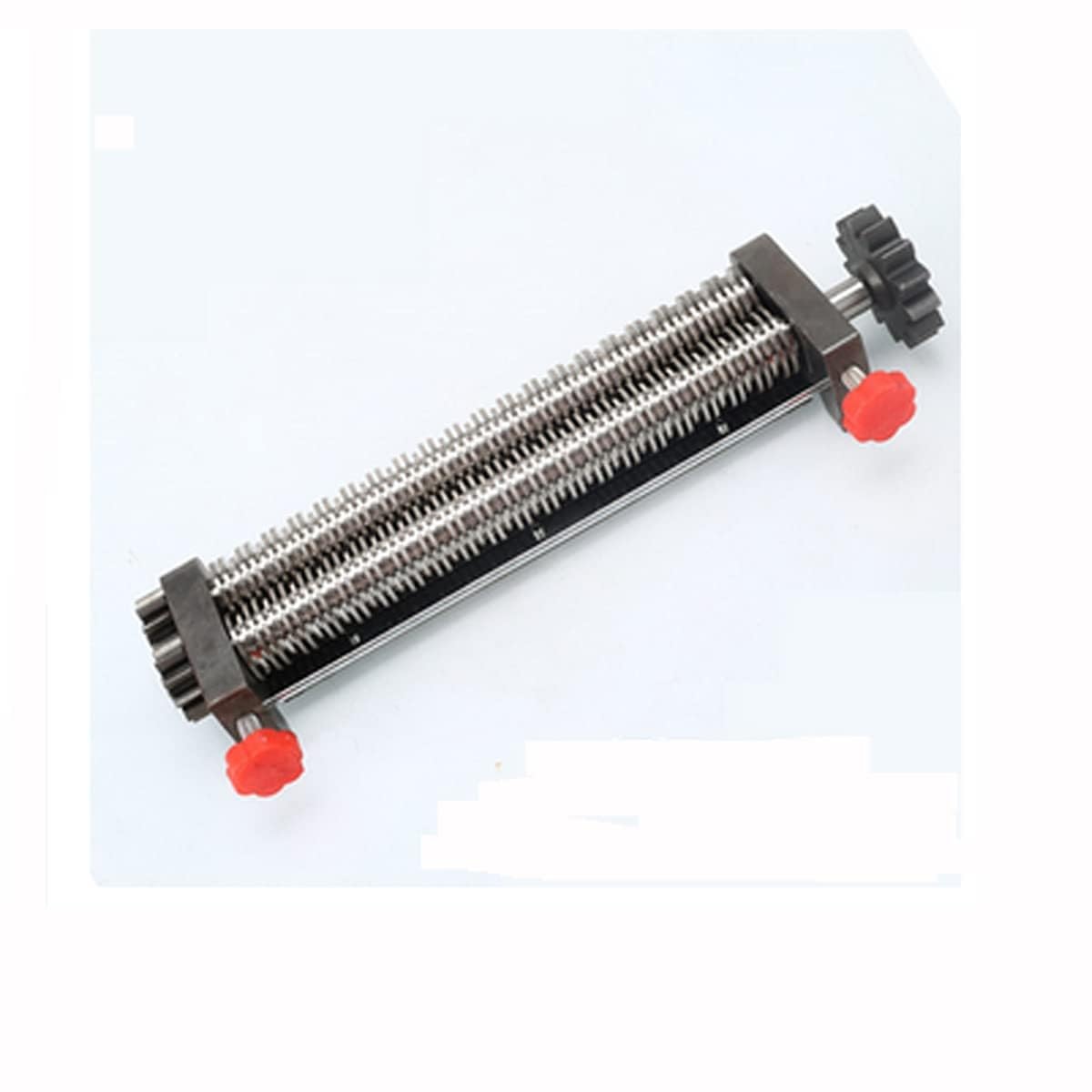 MáQuina Spaghetti AutomáTica Para Hacer Pasta De 550 W, MáQuina EléCtrica Para Hacer Fideos, Laminadora De Acero Inoxidable, Con Cuchillas, Niveles De Grosor Ajustables Para Uso DoméStico(1.8mm round)