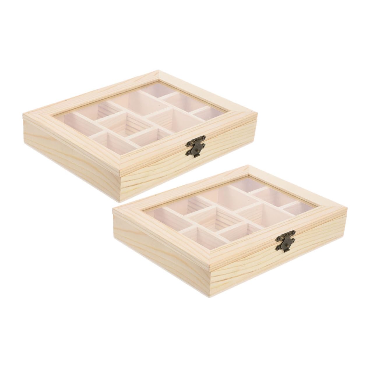 Boîte décorative en bois pour bricolage et bijoux : sublimez votre coiffeuse ou atelier