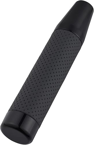 Miniatura 7 de Abfer Pomo de palanca de cambios con peso, palanca de cambios de palanca de cambios de cuero con adaptador para la mayoría de camiones manuales