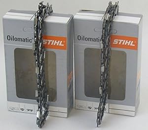 2x STIHL Chaînes de tronçonneuse Oilomatic Picco Micro Mini 3 (PMM3) 3/8'P 1,1mm 35 cm (3610 000 0050)