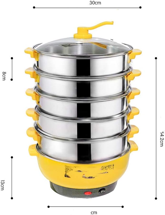 Large Capacity Electric Steamer Food Pot Lunch Box Heater Stew And Steam Dropshipping
