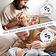 simarro Entscheidungsmünze Papa Mama, Schwangerschaft Geschenk für Werdende Mütter Werdender Väter Neue Eltern Geschenke Schwangerschaftsgeschenk Neugeborenen Geschenk(Silber)