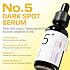 numbuzin No.5 Vitamin Concentrated Serum, Dark Spot Care, Glutathione & Vitamin Serum, Korean Skincare, Tranexamic Acid 4%, Niacinamide 5%, for a Radiant-Looking Glow 1.01 fl oz
