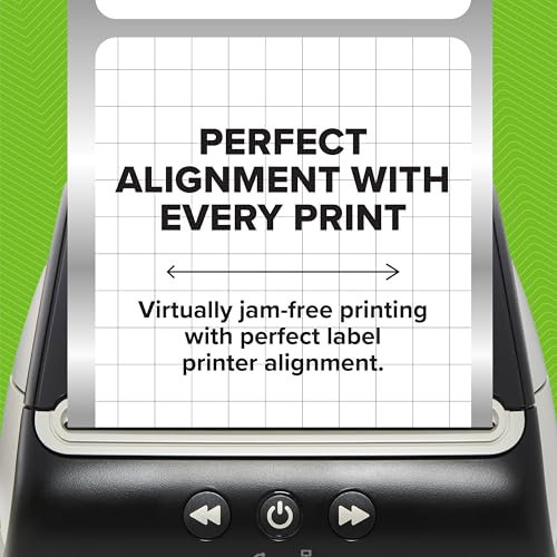 Image of DYMO-Branded LabelWriter Mailing Address Labels for LabelWriter Label Printers, White, 1-1 /8 inch x 3-1 /2 inch, 6 Rolls of 350 (2100 Total)