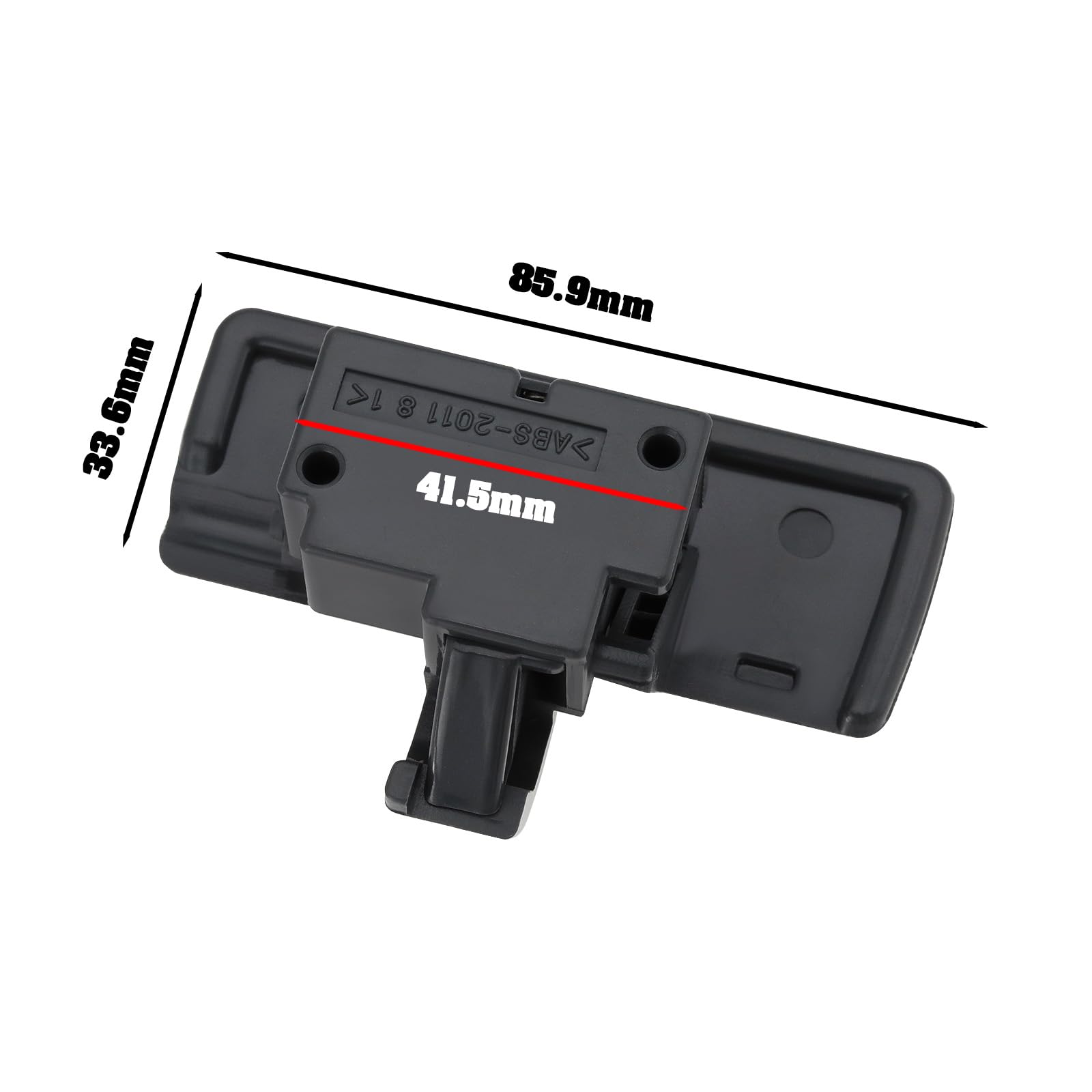 2 Pezzi Maniglia di Bloccaggio del Coperchio del Vano Portaoggetti Dell'auto Clip Interruttore del Vano Portaoggetti Fibbia Compatibile con Suzuki SX4 2007-2013 Grigio