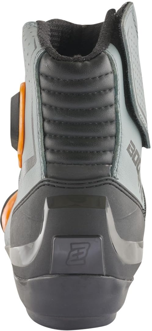 Bogotto Cartagena Stivali da moto traforati, grigio/nero/arancione, 38