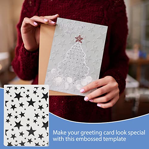 Guichangkai 6Pcs Plastic Embossing Folder, Embossing Folders for Card Making Bundle,DIY Plastic Embossing Folder Template for Making Paper Card, Invitations and Photo Album - Image 2