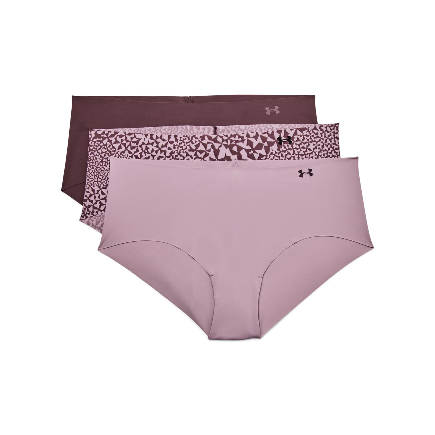 Under Armour Women's Deprecated-3-pack Pure Stretch No Show Hipster Underwear, All-day Comfort Fit &amp; Ultra-soft
