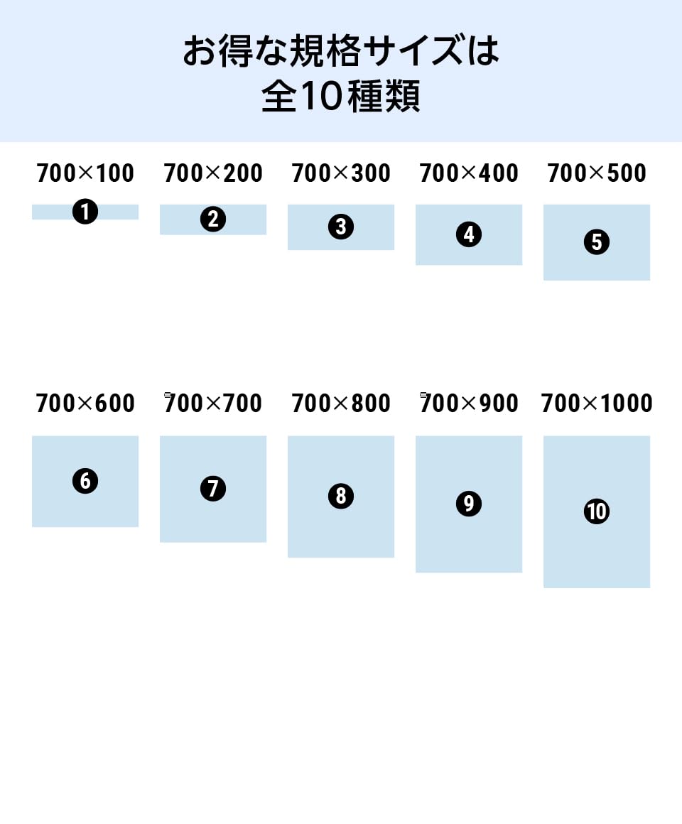 Amazon.co.jp: 耐熱ガラス500℃タイプ(テンパックス) 厚み5mm 700×800mm