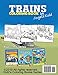 Trains Coloring Book: A Train Coloring Book for Toddlers, Preschoolers, Kids Ages 4-8, Boys or Girls, With 40+ Cute Illustrations of Trains & Locomotives (Kidd's Coloring Books)